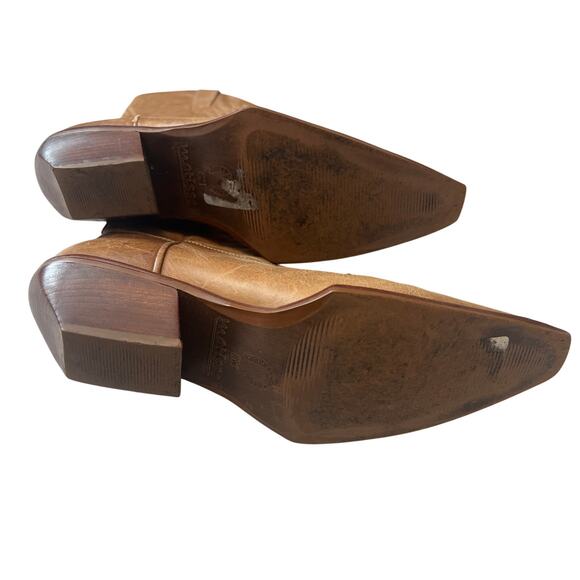 Matisse Women’s Pointed Toe Cowboy Boot Leather Tan Size 6 Western Concert - Picture 6 of 7